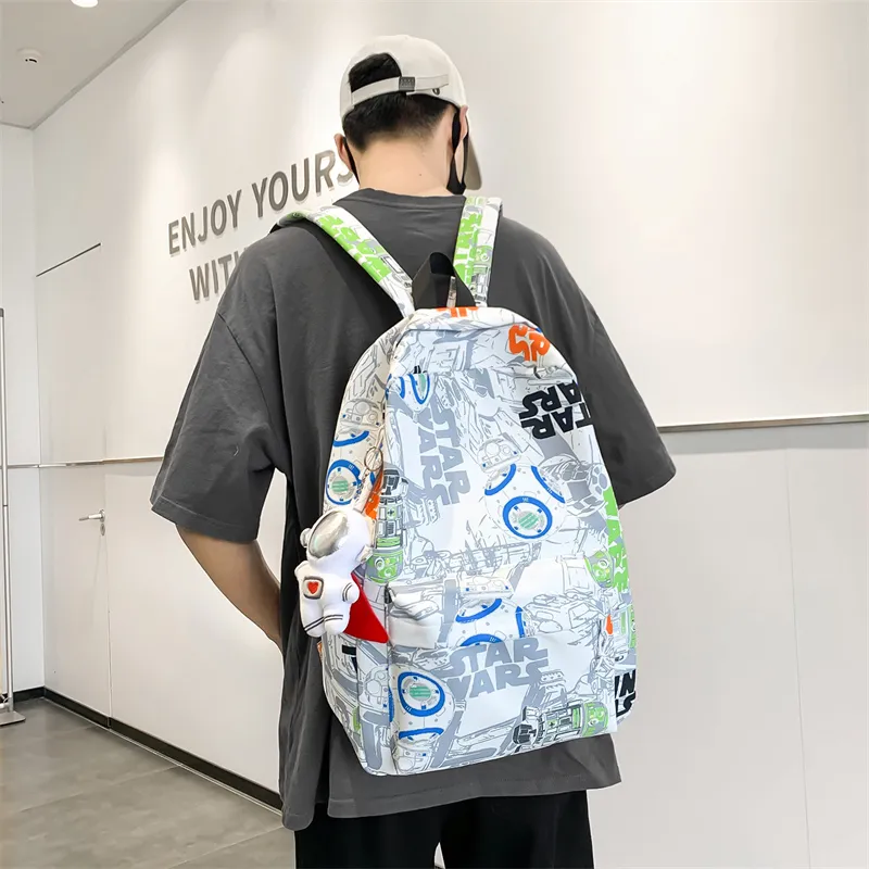 BAODIDAISHU Nylon Backpack Laptop Bag Backpack Unisex Multicolor-11