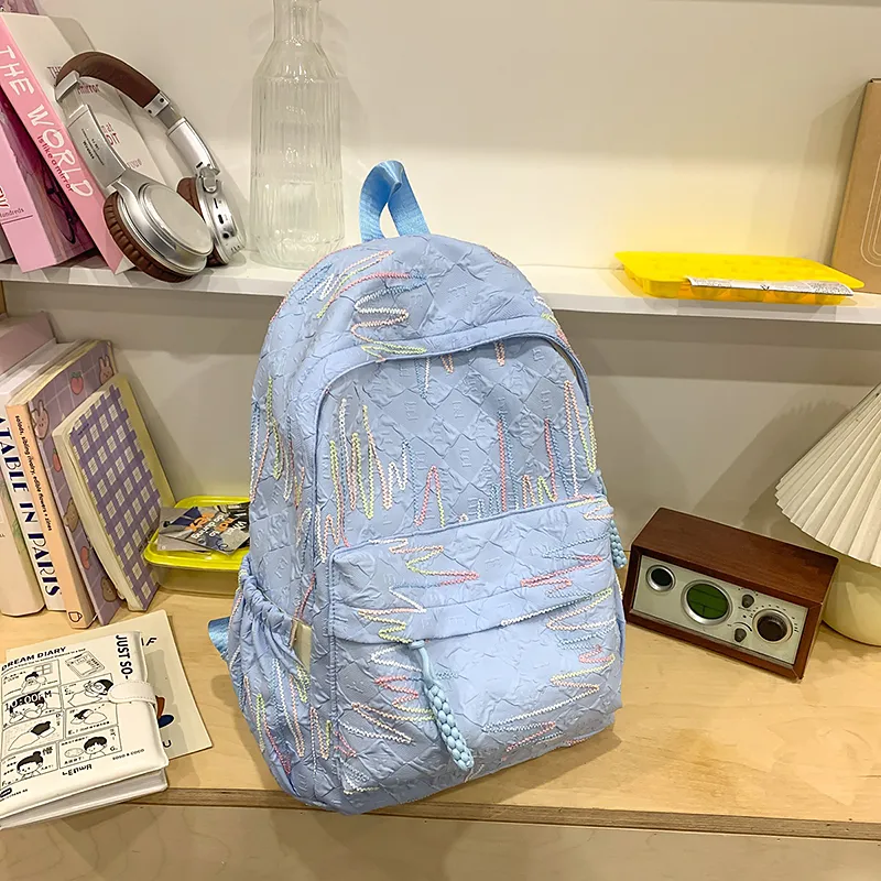 BAODIDAISHU Nylon Backpack Women's Multicolor-22