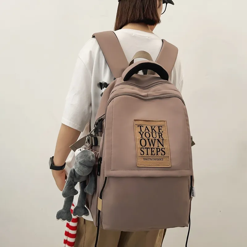 BAODIDAISHU Nylon Travel Backpack Laptop Bag Regular Unisex Multicolor-15