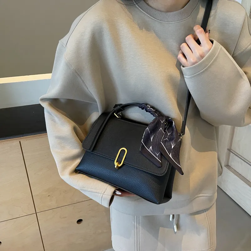 BAODIDAISHU PU Shoulder Bag Crossbody Bag Medium Size Women's Coffee & Khaki/White & Brown/Black/Coffee-17