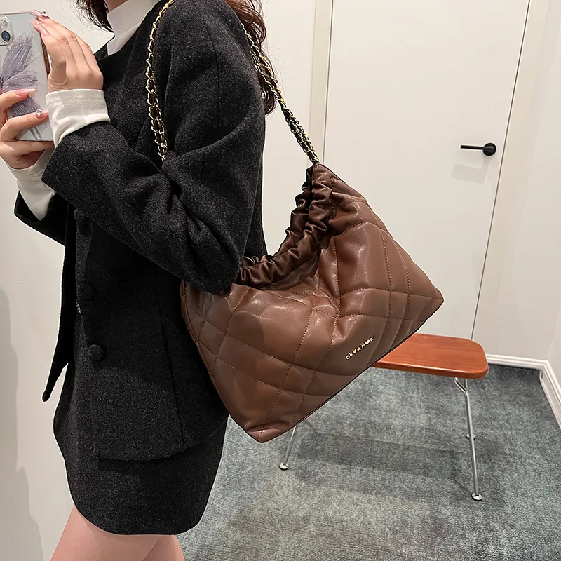BAODIDAISHU PU Tote Shoulder Bag, Crossbody Bag Women's Black/Yellow Brown/Khaki/Coffee-26