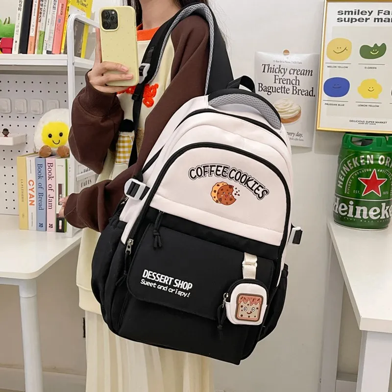 BAODIDAISHU Nylon Backpack Computer Backpack Unisex Multicolor-19