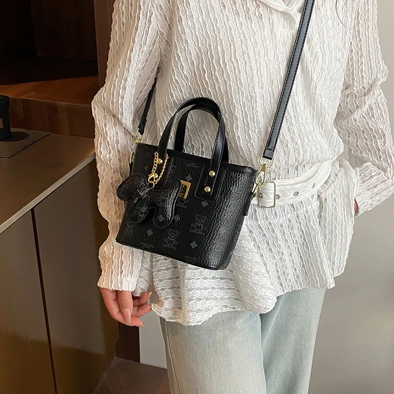 BAODIDAISHU PU Shoulder Bag, Crossbody Bag, Handbag Regular Women's Ivory/Black/Pink/Brown-13