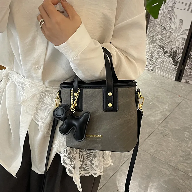 BAODIDAISHU PU Bucket Bag, Shoulder Bag, Crossbody Bag, Handbag Women's Multicolor-22