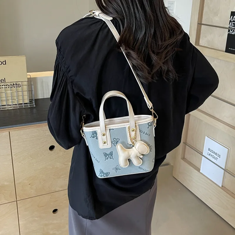 HCXK PU Crossbody Bag Regular Women's Ecru/Black/Blue/Pink-20