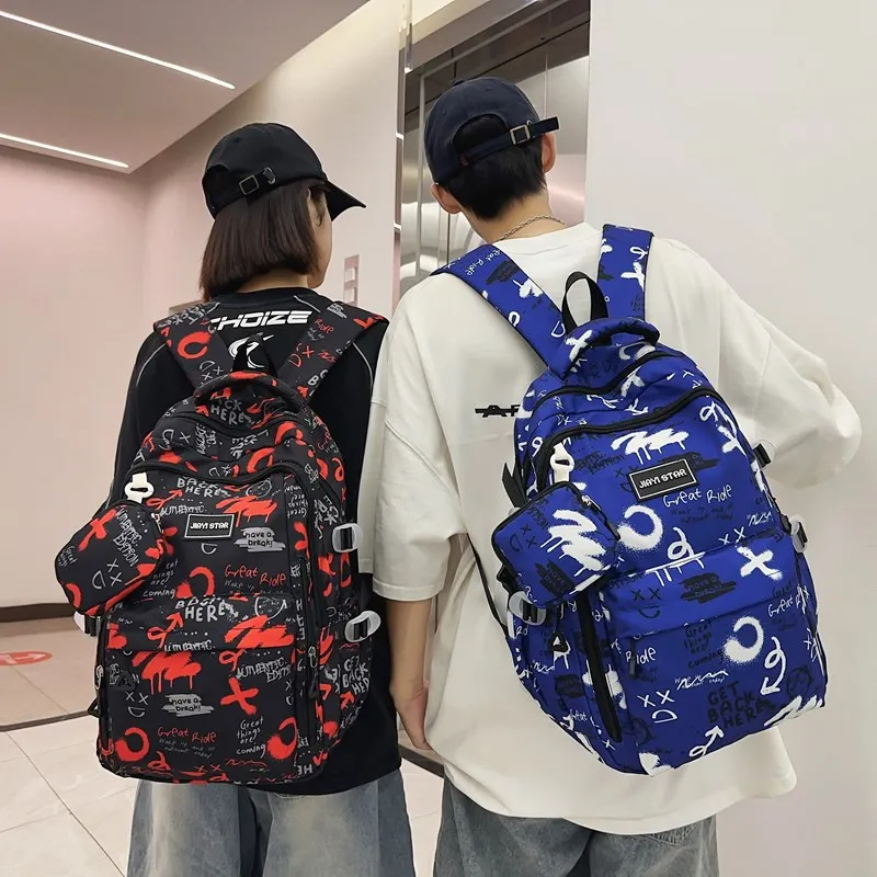 BAODIDAISHU Nylon Backpack Regular Unisex Multicolor-8