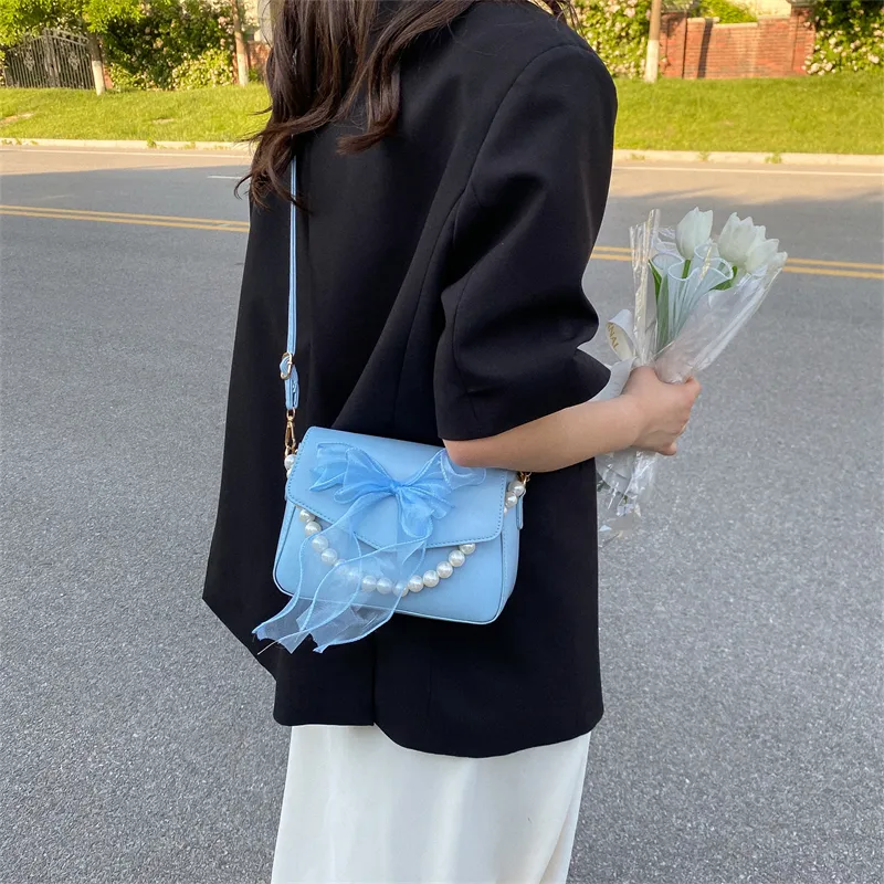 BAODIDAISHU PU Crossbody Handbag Regular Women's Black/White/Blue/Pink-17