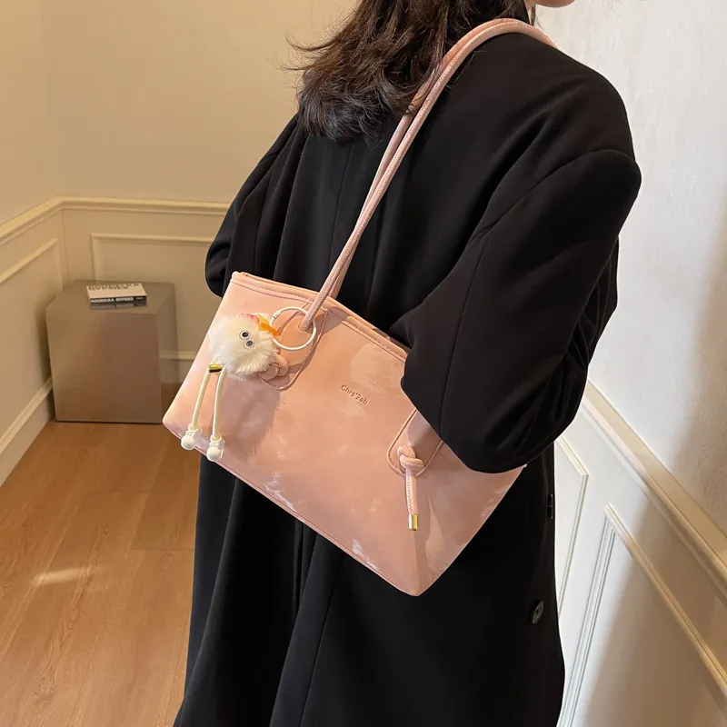 BAODIDAISHU PU Crossbody Shoulder Bags Women's Ecru/Pink/Black/Brown-7