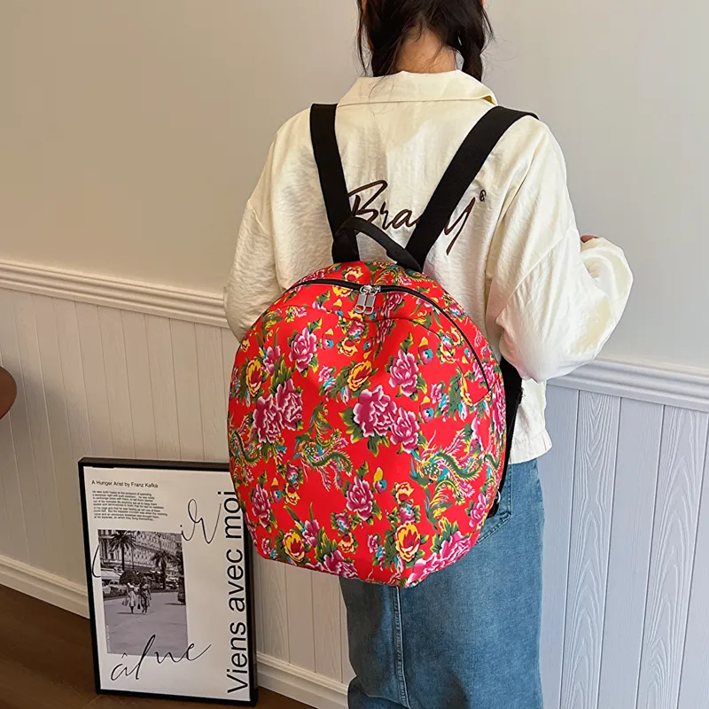 BAODIDAISHU Nylon Fabric Laptop Backpack Unisex Multicolor-3