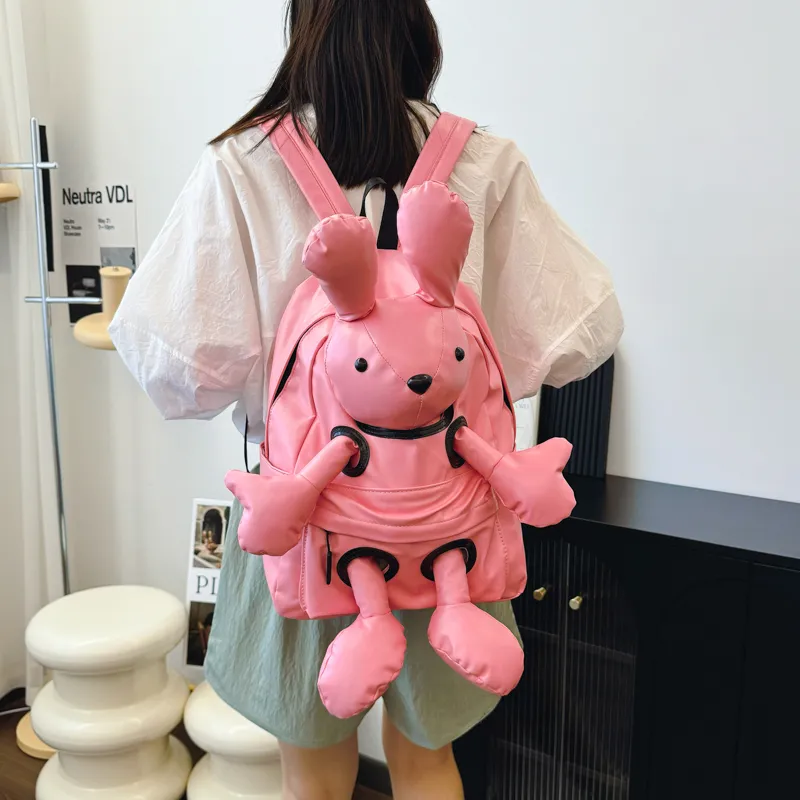 BAODIDAISHU PU Backpack Regular Unisex Multicolor-14
