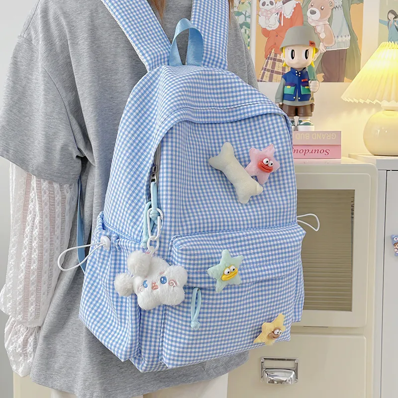 BAODIDAISHU Nylon Backpack Regular Women's Multicolor-14
