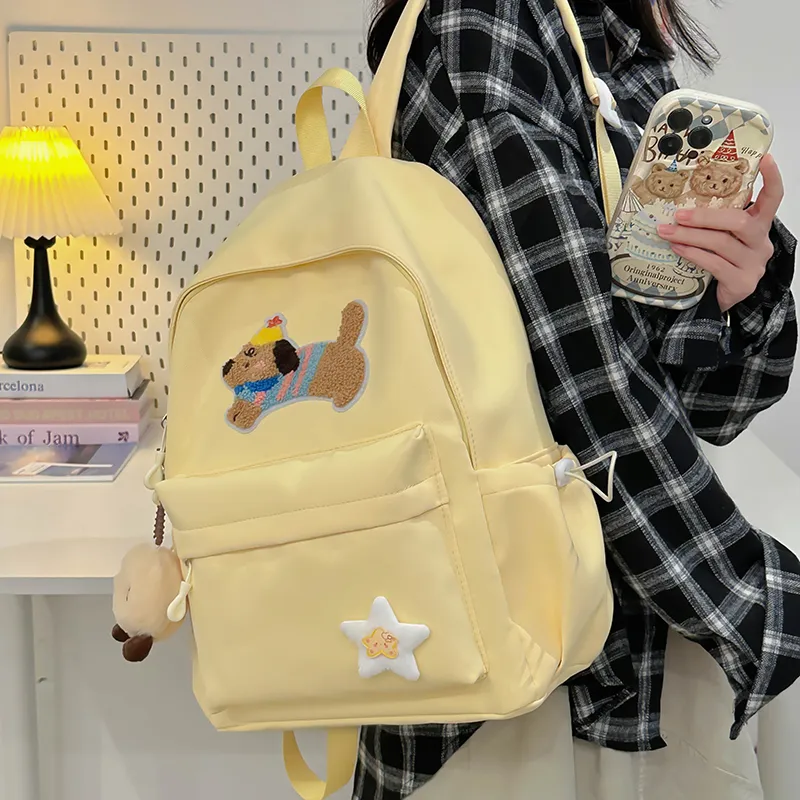 BAODIDAISHU Nylon Backpack Regular Women's Multicolor-14