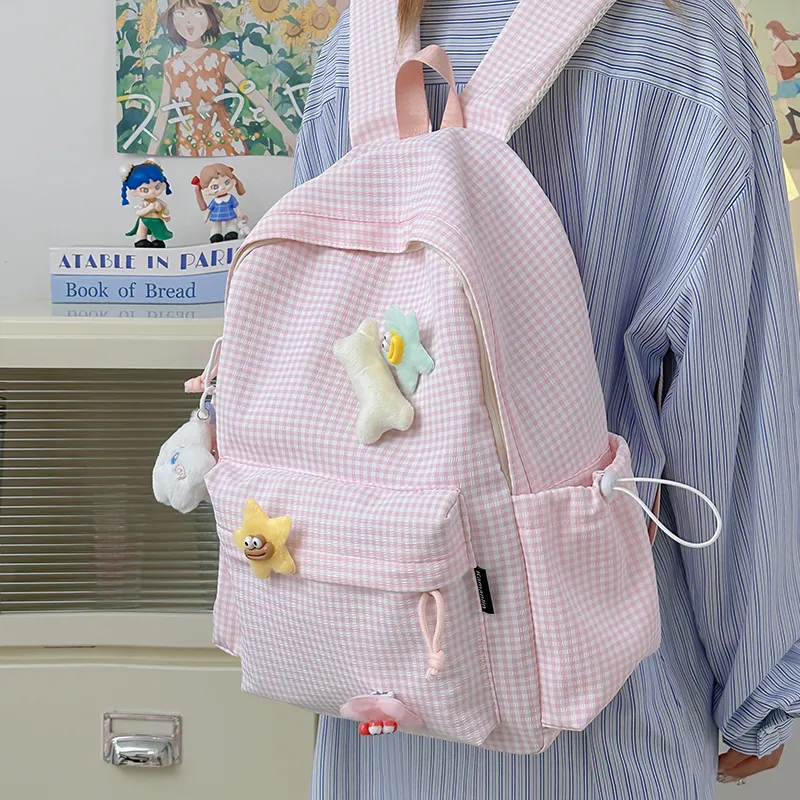 BAODIDAISHU Nylon Backpack Regular Women's Multicolor-22