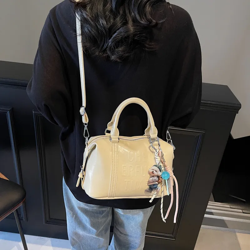 BAODIDAISHU PU Shoulder Bag, Crossbody Bag Regular Women's Brown/White/Black/Pink-20