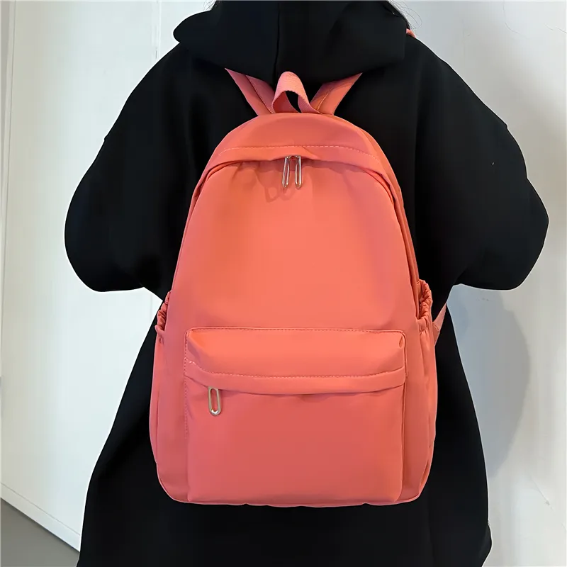 BAODIDAISHU Nylon Fabric Lightweight Backpack Regular Unisex Multicolor-6