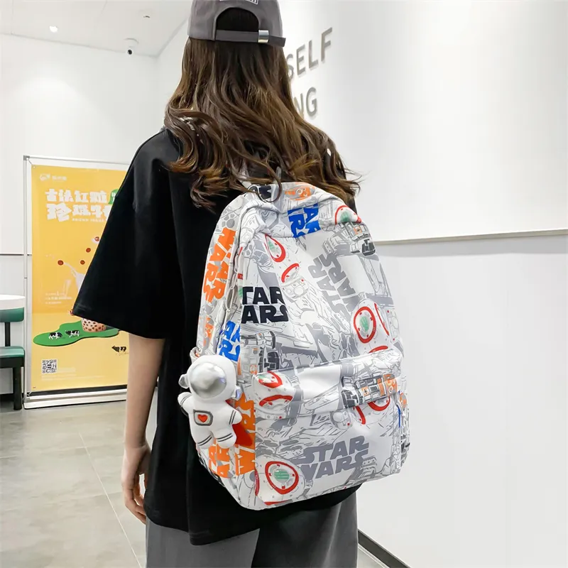 BAODIDAISHU Nylon Backpack Laptop Bag Backpack Unisex Multicolor-8