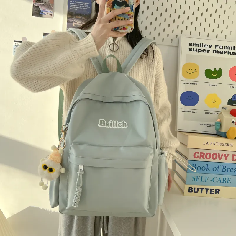 BAODIDAISHU Composite Cloth Backpack Regular Unisex Multicolor-16