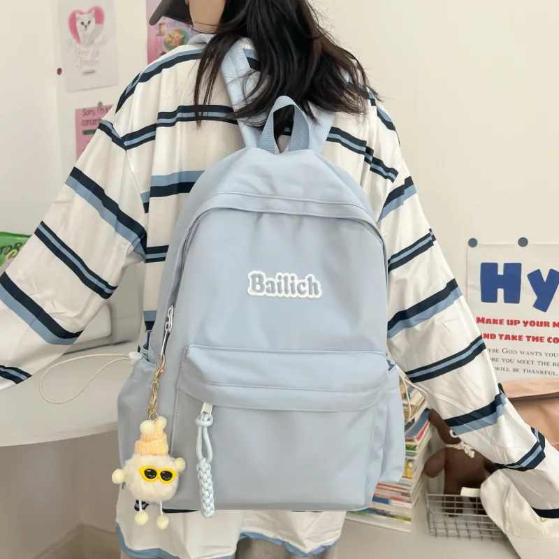 BAODIDAISHU Composite Cloth Backpack Regular Unisex Multicolor-11