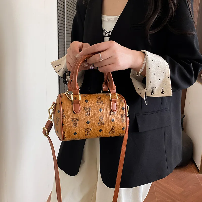 BAODIDAISHU PU Shoulder Bag, Crossbody Bag, Handbag Regular Women's Ivory/Pink/Brown/Pink-20