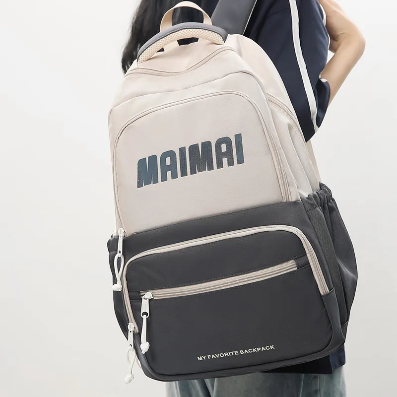 BAODIDAISHU Nylon Backpack Laptop Bag Backpack Regular Unisex Multicolor-1