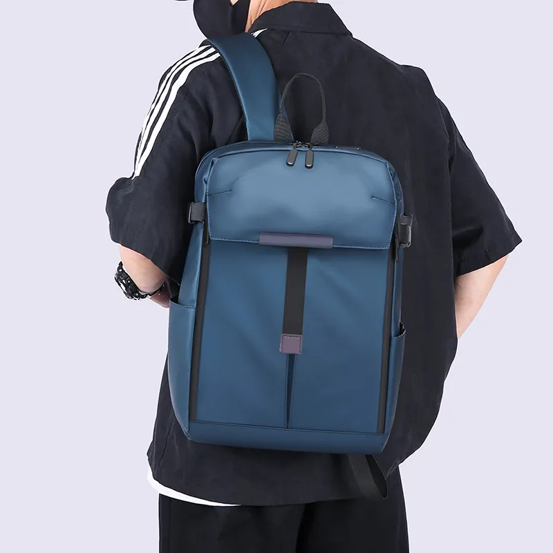 BAODIDAISHU Oxford Backpacks Regular Men's Gray/Black/Blue-12