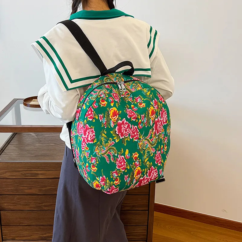 BAODIDAISHU Nylon Fabric Laptop Backpack Unisex Multicolor-7