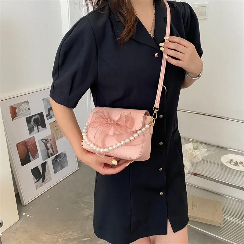 BAODIDAISHU PU Crossbody Handbag Regular Women's Black/White/Blue/Pink-21
