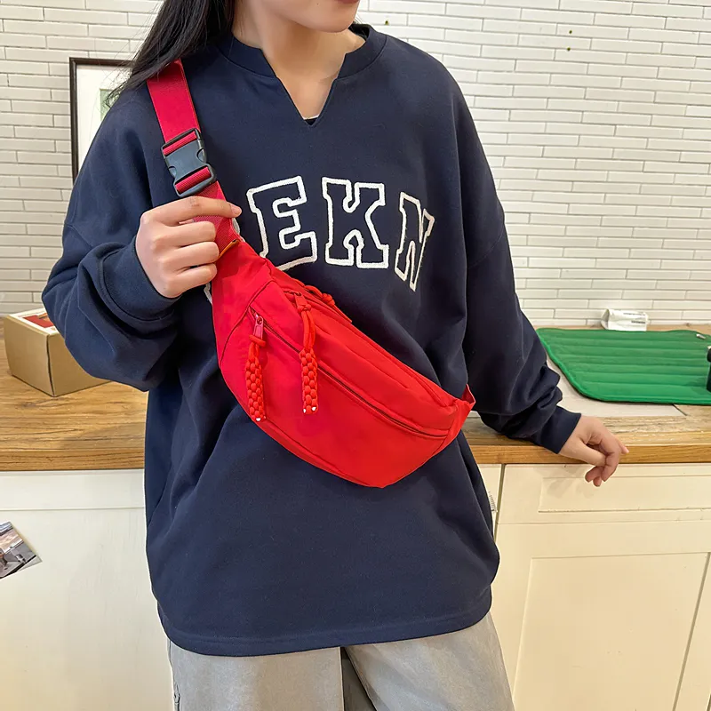 BAODIDAISHU Nylon Sling Bag Regular Unisex Multicolor-18