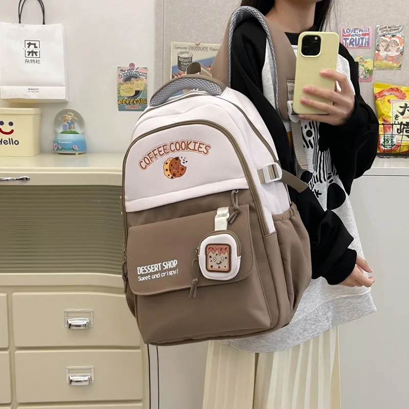 BAODIDAISHU Nylon Backpack Computer Backpack Unisex Multicolor-4
