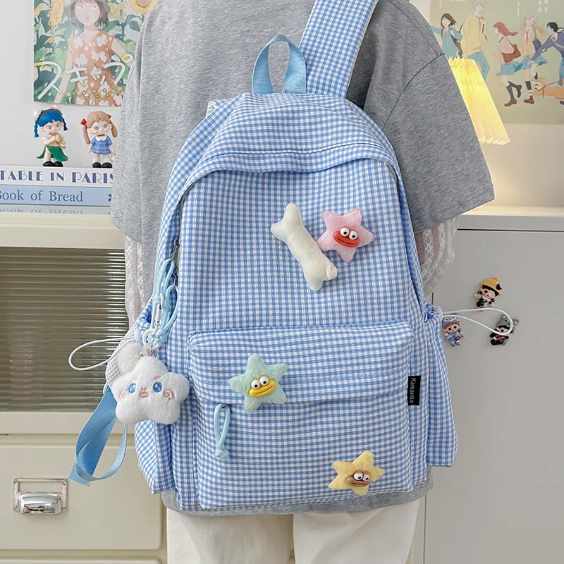 BAODIDAISHU Nylon Backpack Regular Women's Multicolor-16