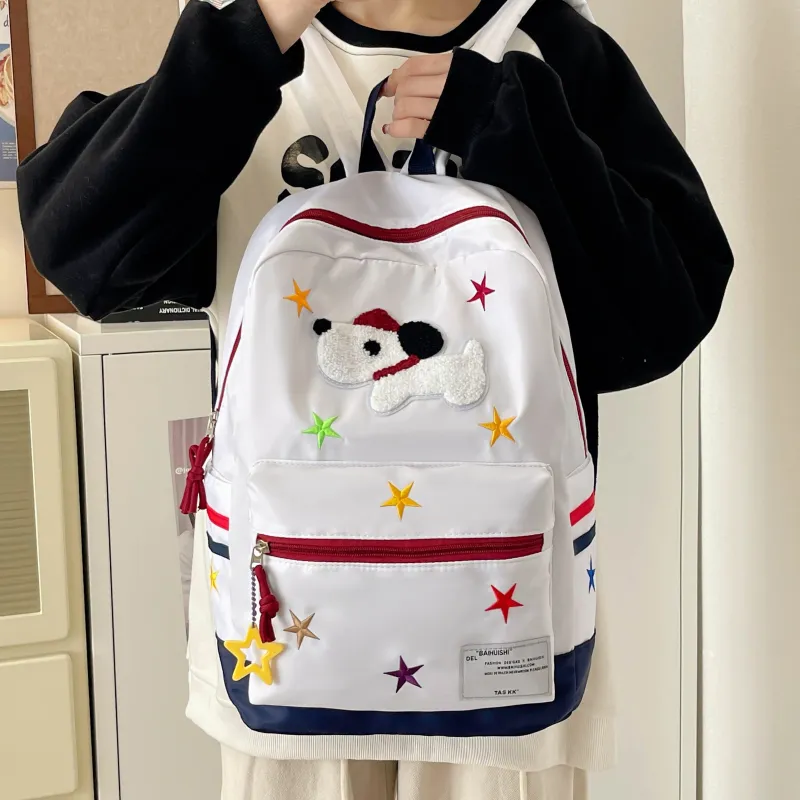 BAODIDAISHU Nylon Backpack Regular Women's Multicolor-2