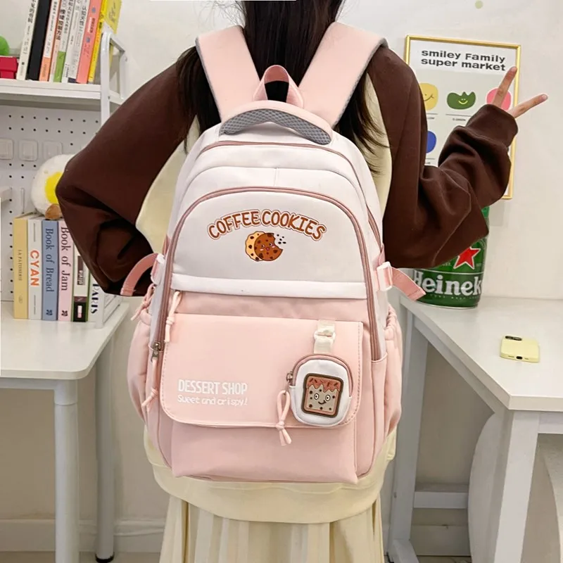 BAODIDAISHU Nylon Backpack Computer Backpack Unisex Multicolor-8