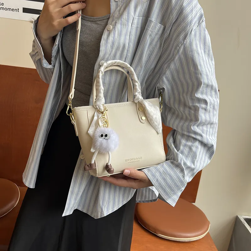 BAODIDAISHU PU Shoulder Bag Crossbody Bag Handbags Medium Size Women's Ecru & Khaki/Ecru/Black/Khaki-7