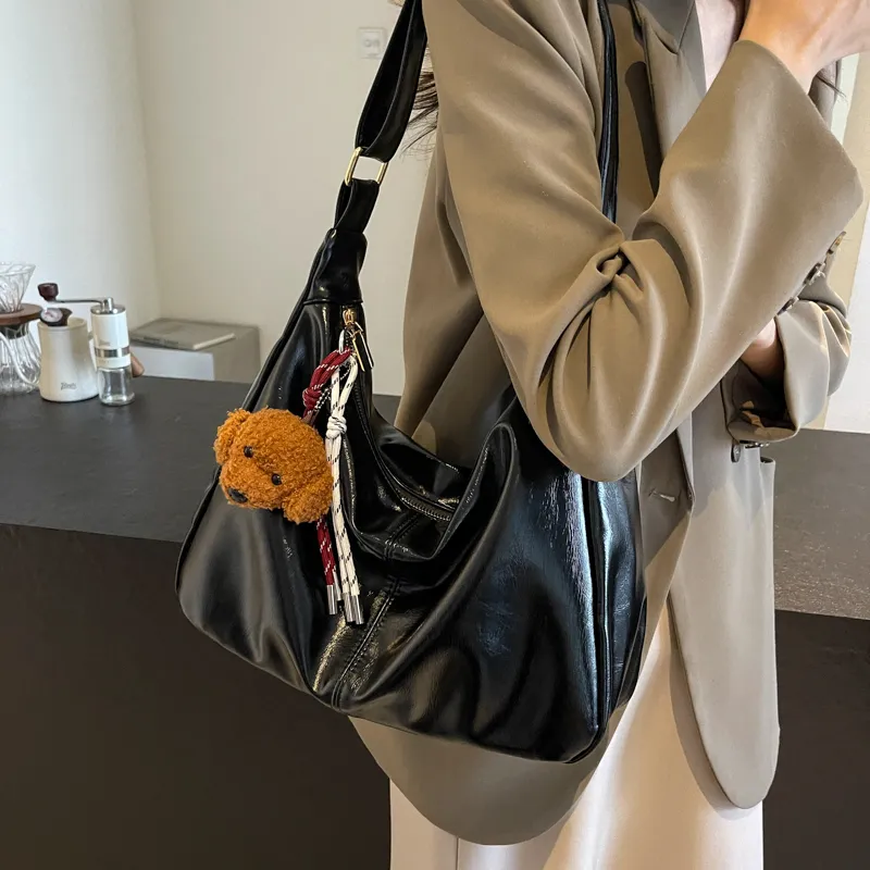 BAODIDAISHU PU Tote Medium Size Women's Mud/Caramel Brown/Black/Coffee-21