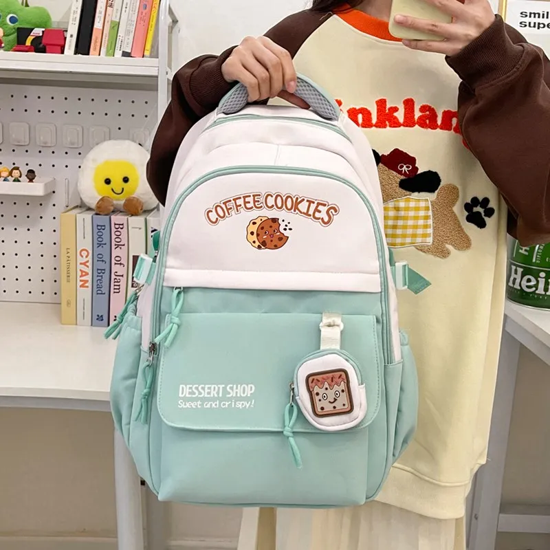 BAODIDAISHU Nylon Backpack Computer Backpack Unisex Multicolor-13