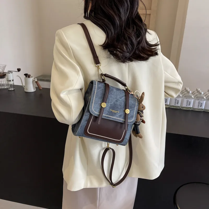 HCXK PU Backpack Regular Women's Multicolor-6
