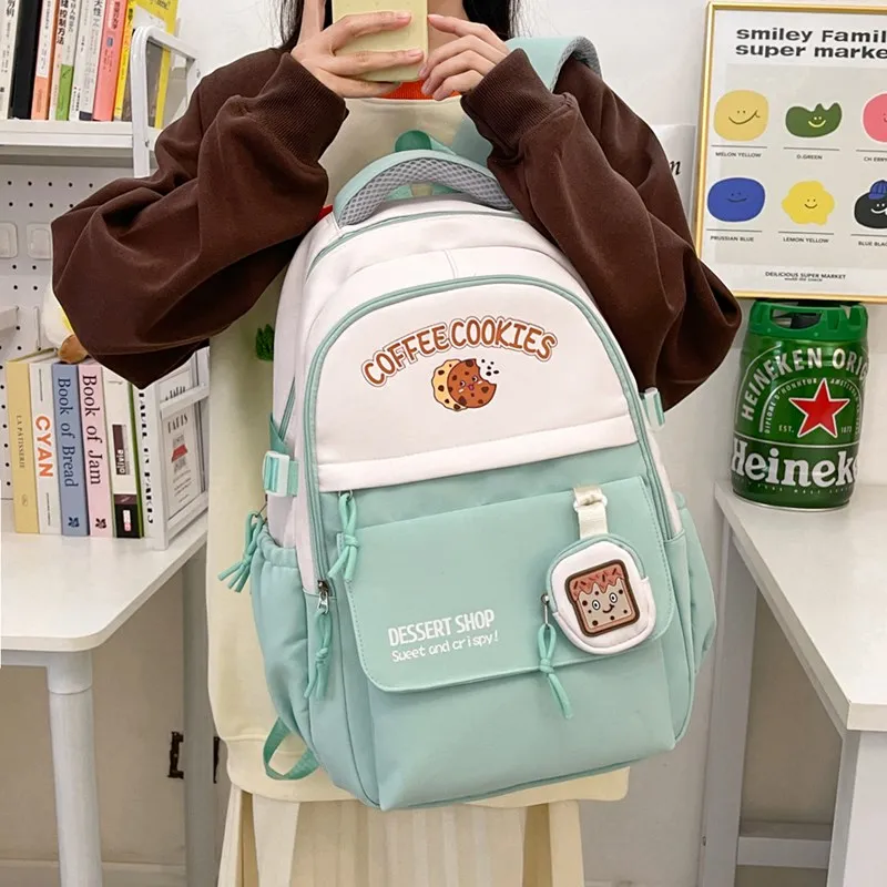 BAODIDAISHU Nylon Backpack Computer Backpack Unisex Multicolor-14