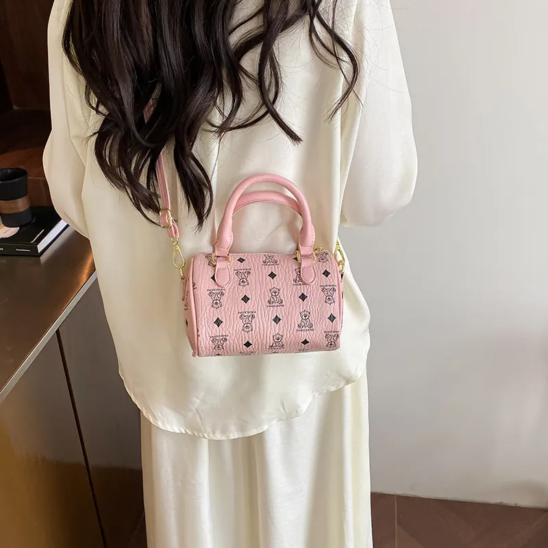 BAODIDAISHU PU Shoulder Bag, Crossbody Bag, Handbag Regular Women's Ivory/Pink/Brown/Pink-17