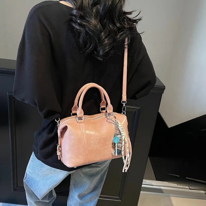 BAODIDAISHU PU Shoulder Bag, Crossbody Bag Regular Women's Brown/White/Black/Pink-26