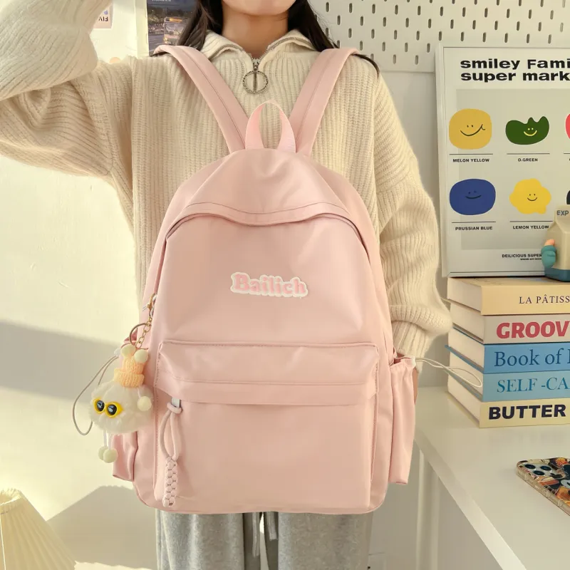 BAODIDAISHU Composite Cloth Backpack Regular Unisex Multicolor-2