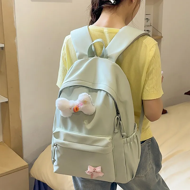 BAODIDAISHU Nylon Backpack Women's Multicolor-14
