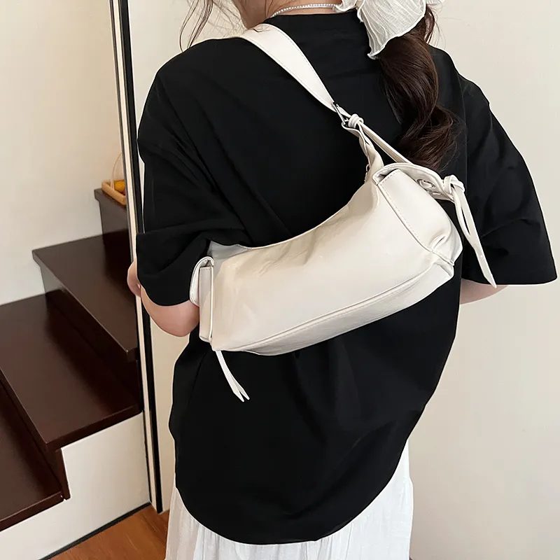 BAODIDAISHU PU Shoulder Bag Regular Women's White/Silver/Blue/Yellow/Red/Black/Denim Blue-1