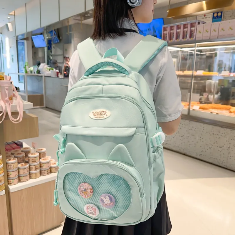 BAODIDAISHU Nylon Ita Bag Backpack Women's Multicolor-1