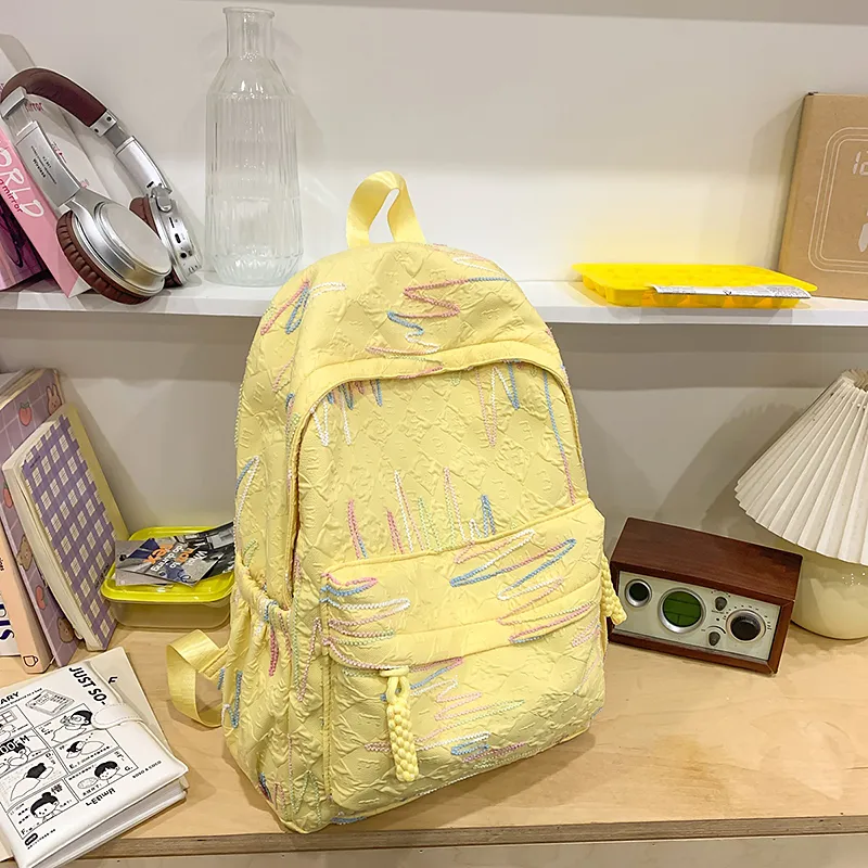 BAODIDAISHU Nylon Backpack Women's Multicolor-20