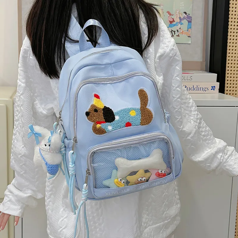 BAODIDAISHU Polyester Backpack Medium Size Women's Multicolor-27
