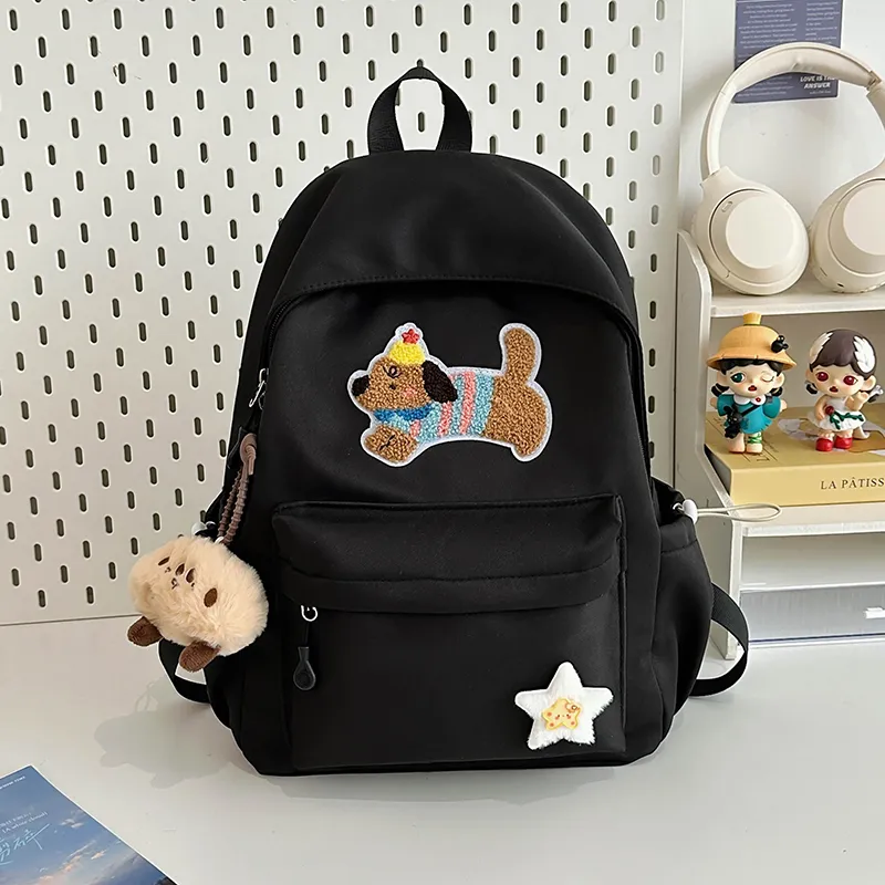BAODIDAISHU Nylon Backpack Regular Women's Multicolor-17