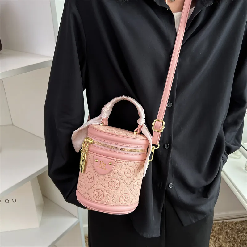 BAODIDAISHU PU Bucket Bag, Shoulder Bag, Handbag Medium Size Women's White/Black/Green/Pink-20
