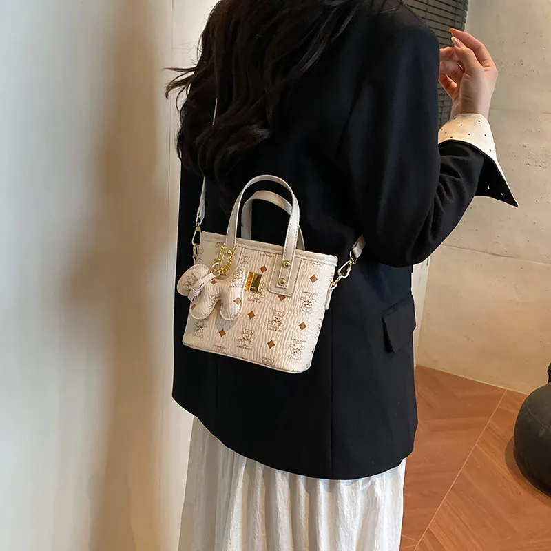 BAODIDAISHU PU Shoulder Bag, Crossbody Bag, Handbag Regular Women's Ivory/Black/Pink/Brown-8