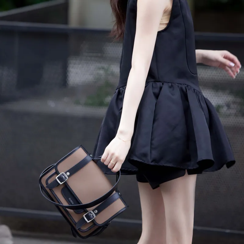 SUSEN Canvas Canvas Bag Portable One Shoulder Crossbody Satchel Bag Unisex-1