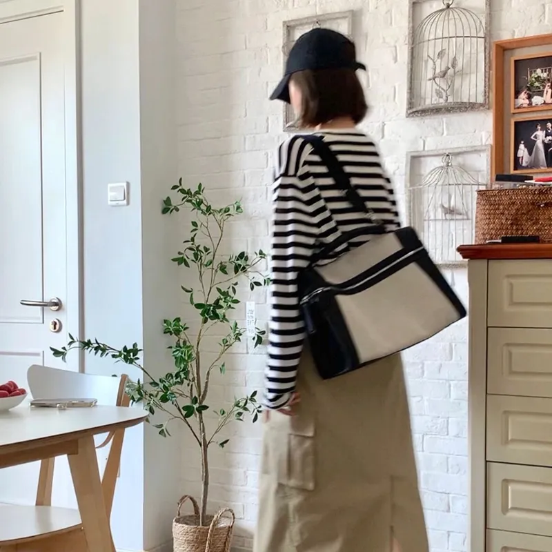 SUSEN Cow Leather Small Square Bag Portable Crossbody Bag Shoulder Bag Large Size Unisex Gray-6